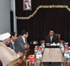 مسؤول ناحیه بسیج دانشجویی استان قم با سرپرست دانشگاه حضرت معصومه (س) دیدار کرد.