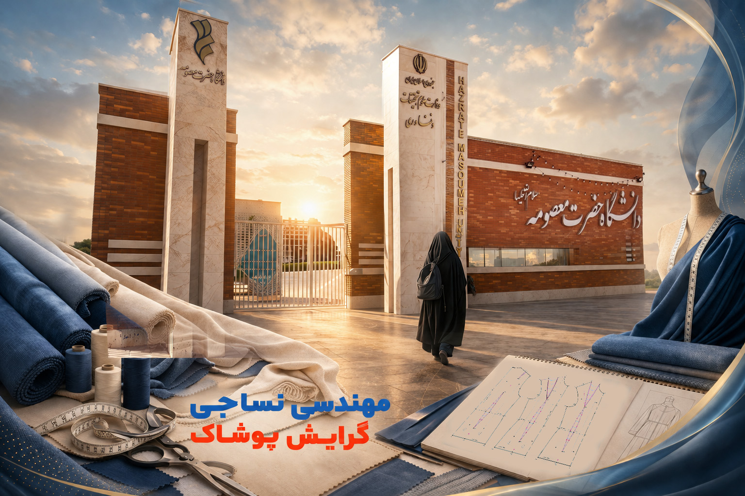 رشته «مهندسی نساجی – گرایش پوشاک» به دانشگاه حضرت معصومه (س) افزوده شد
