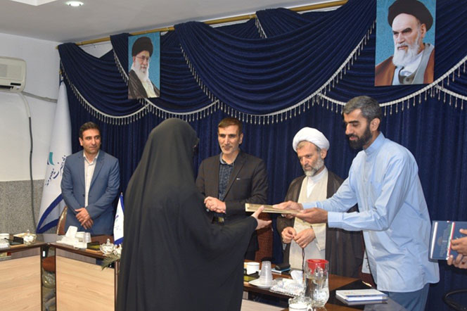 آیین تکریم و معارفه مسئول بسیج دانشجویی دانشگاه برگزار شد