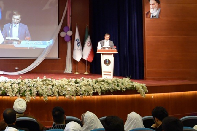 مراسم جشن ازدواج دانشجویی در دانشگاه حضرت معصومه (س) برگزار شد