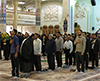 کارکنان دانشگاه حضرت معصومه (س) به مناسبت سالروز تاسیس این دانشگاه در مراسم خطبه خوانی حرم مطهر حضرت معصومه (س) شرکت کردند.