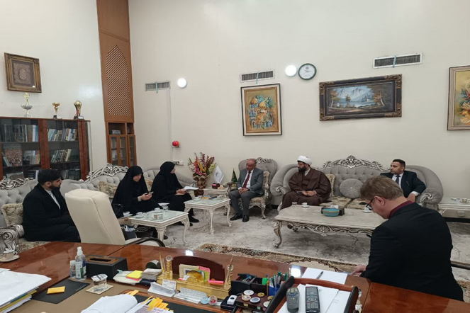 بازدید از دانشگاه کوفه در عراق و گفتگو با مسولان دانشگاه
