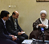 دیدار مدیرکل نظارت و ارزیابی ستاد راهبری نقشه جامع علمی کشور با حضرت آیت الله العظمی سبحانی